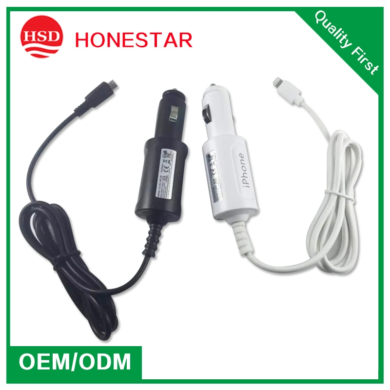 2016 The Latest Micro USB Car Charger Cable with Sensor Lamp for Mobile