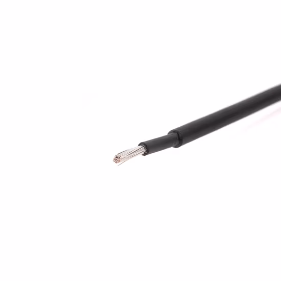 제조업체 1500V TUV 및 IEC 이중 인증 승인 XLPE 절연 주석 도금 구리 4mm 6mm 10mm PV DC 패널 전원 케이블 태양열 케이블