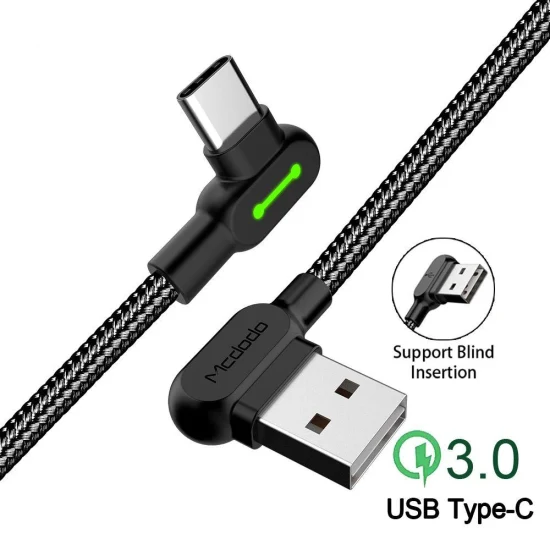 Mcdodo 접이식 자동차 스프링 USB-C-USB Type-C 케이블